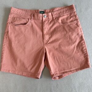Bixby Pink Men's Flat Front Shorts - Classic Summer Staple